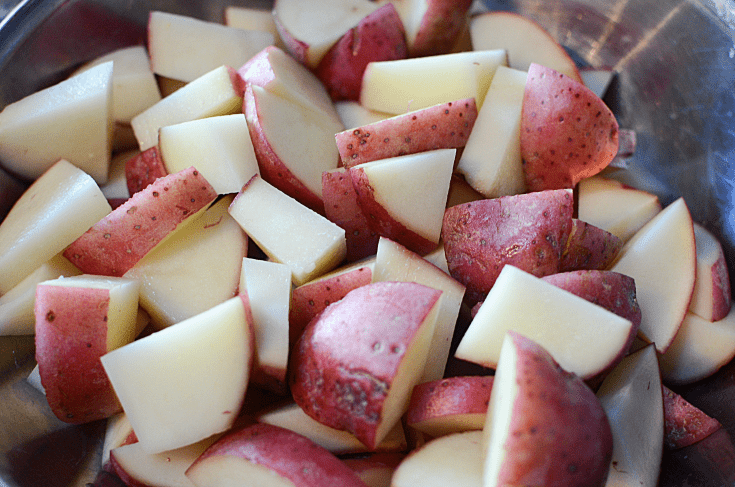 Creamy Ranch Crockpot Potatoes - Step 1