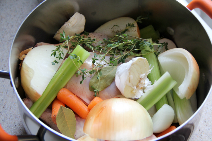 Homemade Chicken Broth - Step 2