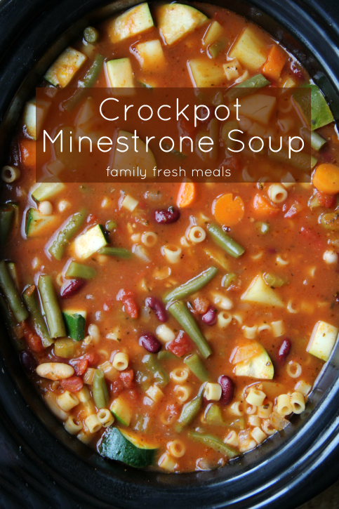 Crock Pot Minestrone Soup Recipe — Dishmaps